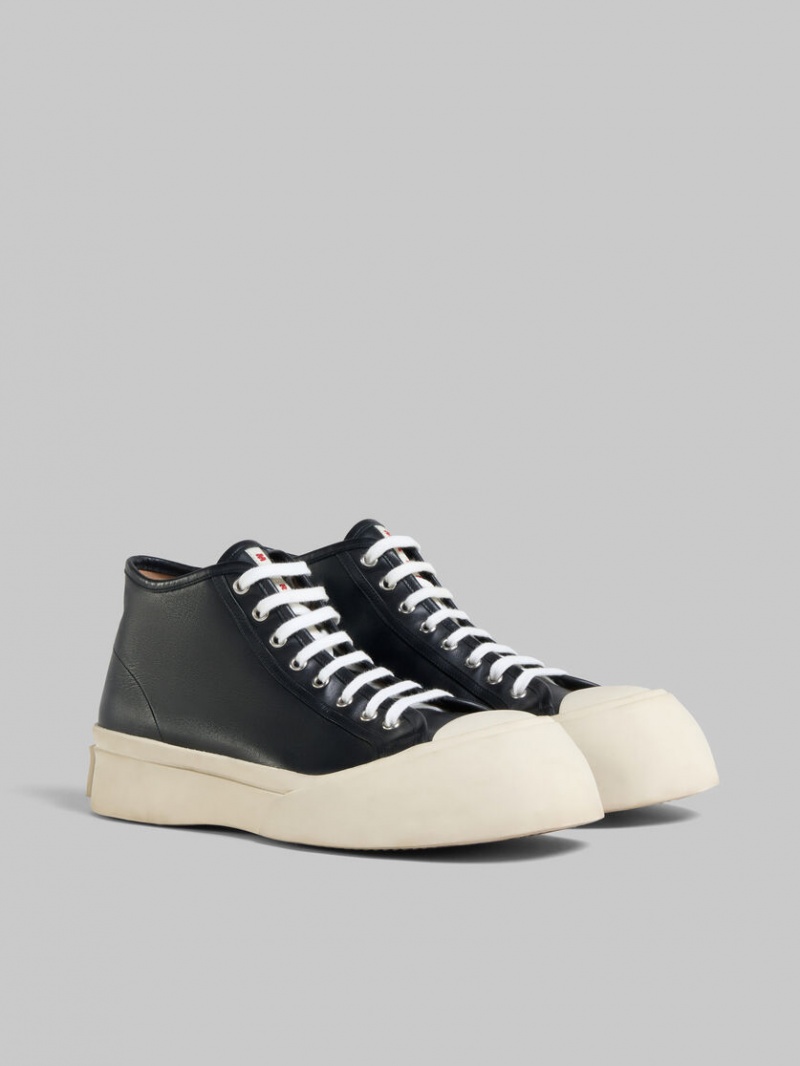 Marni Nappa Cuero Pablo High-top Sneaker Negros | AMXWC19033