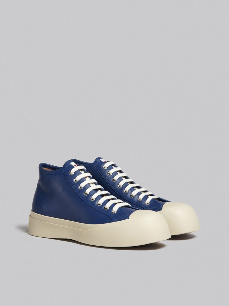 Marni Nappa Cuero Pablo High-top Sneaker Azules | MXICD71755