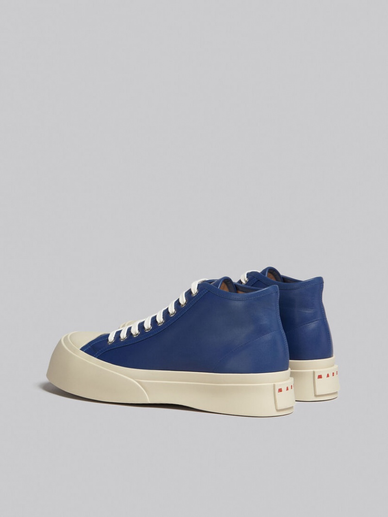 Marni Nappa Cuero Pablo High-top Sneaker Azules | MXICD71755