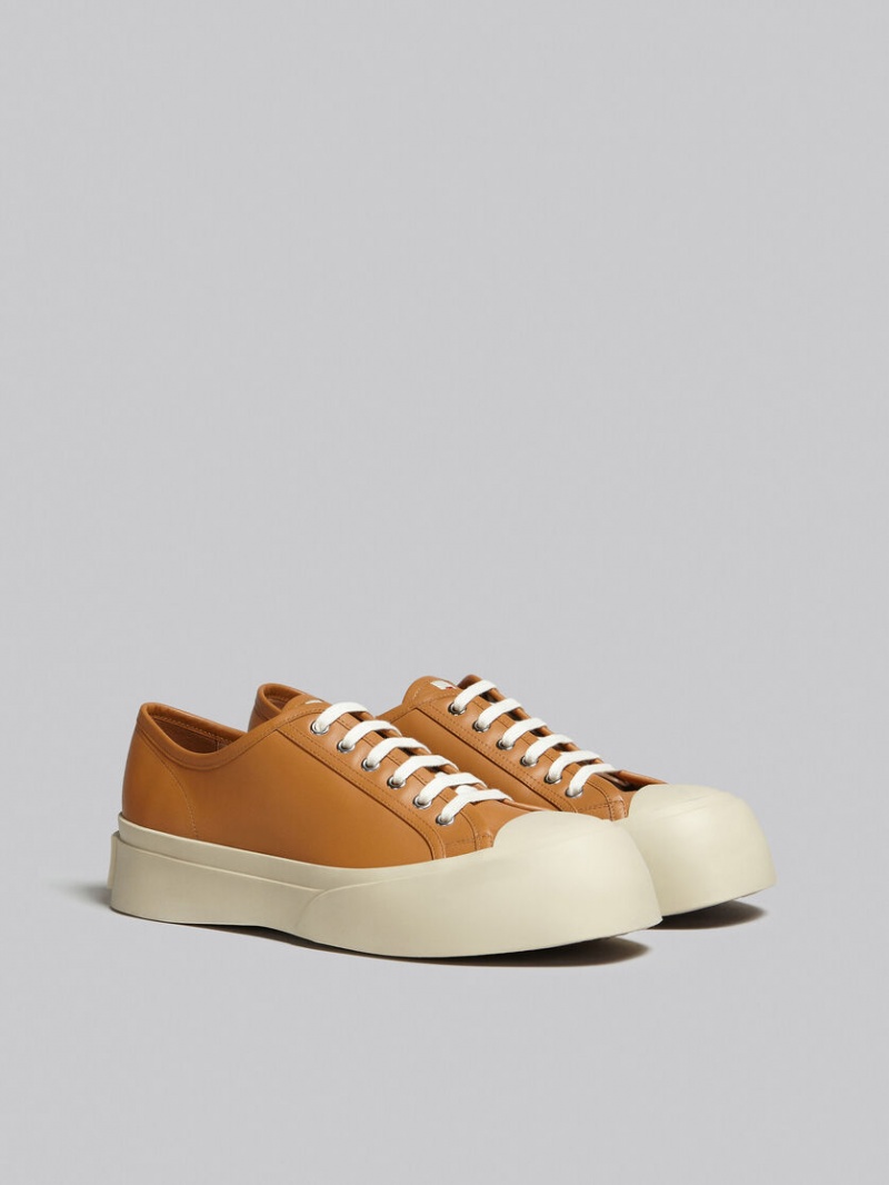 Marni Nappa Cuero Pablo Sneaker Marrom | MMXHR41925