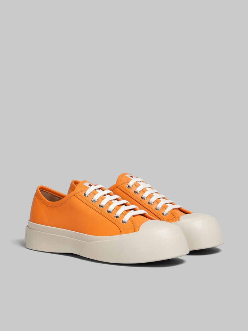 Marni Nappa Cuero Pablo Sneaker Naranjas | DMXVO26829