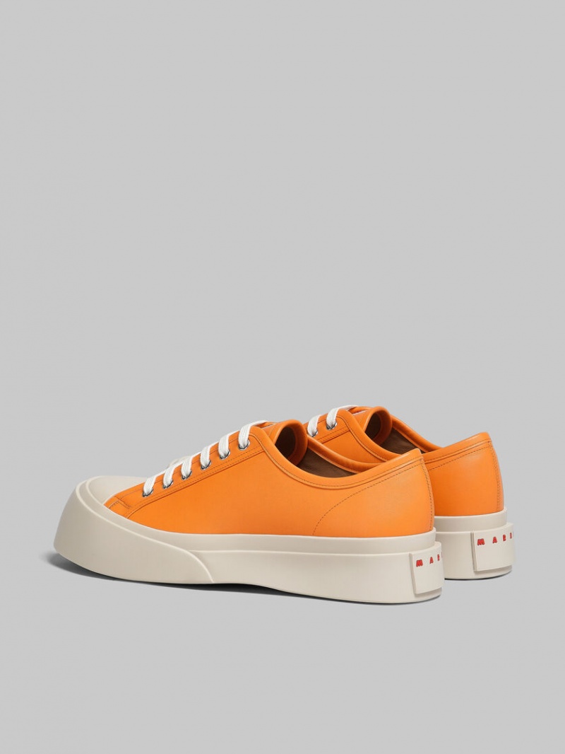 Marni Nappa Cuero Pablo Sneaker Naranjas | DMXVO26829