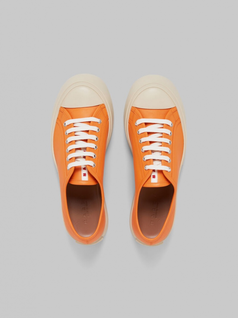 Marni Nappa Cuero Pablo Sneaker Naranjas | DMXKV19292