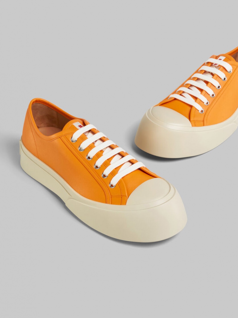 Marni Nappa Cuero Pablo Sneaker Naranjas | DMXKV19292