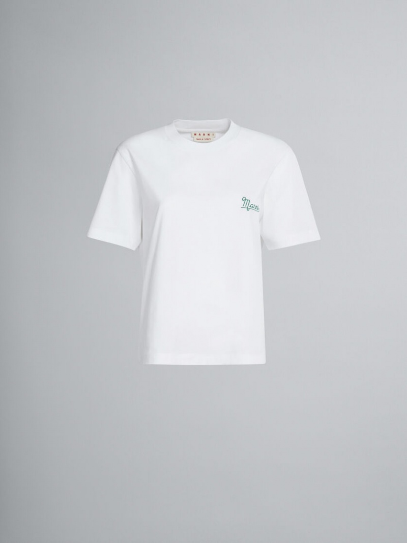 Marni Set Of 3 T-shirts In Bio Algodon Blancos | MXJBT87264