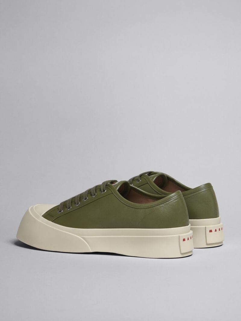 Marni Soft Calf Cuero Pablo Sneaker Verdes | MXIIZ66346