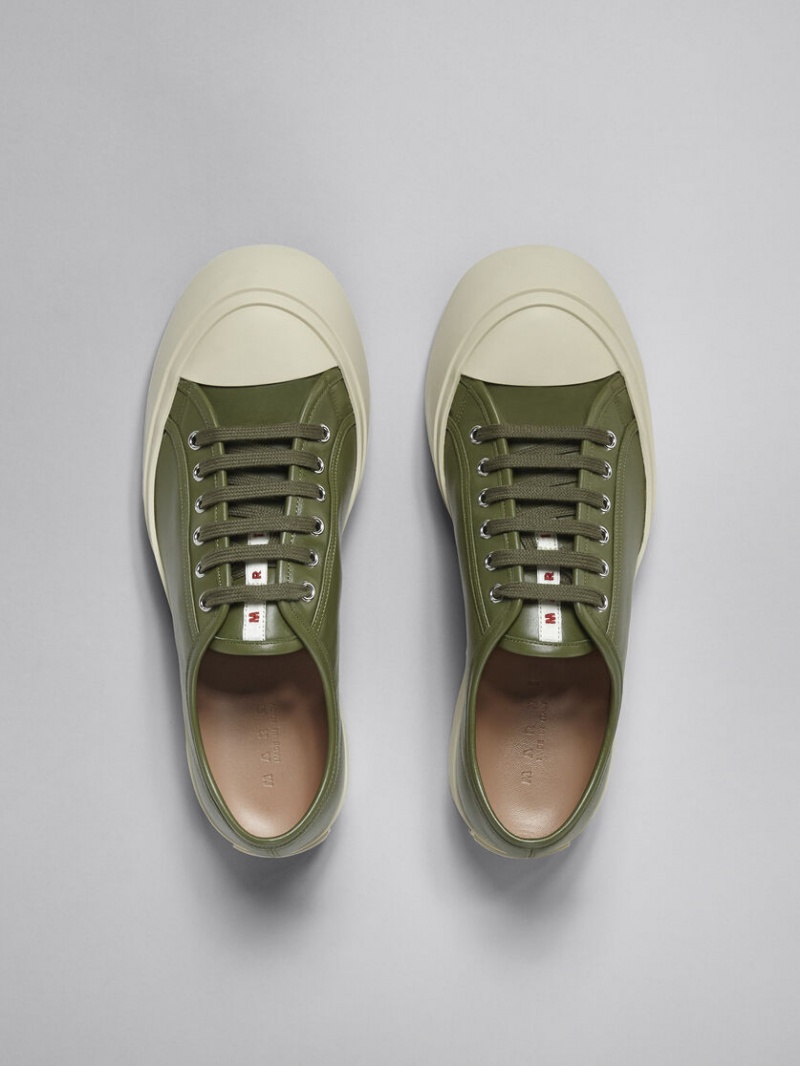 Marni Soft Calf Cuero Pablo Sneaker Verdes | MXIIZ66346