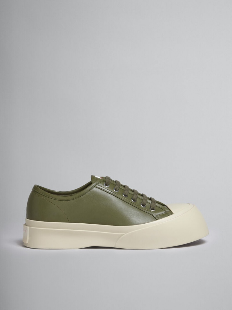 Marni Soft Calf Cuero Pablo Sneaker Verdes | MXIIZ66346