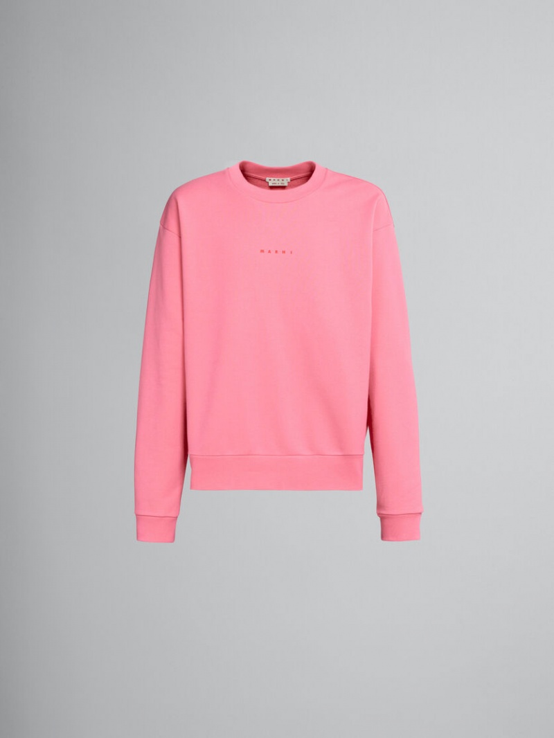 Marni Sweatshirt With Logo Rosas | TMXWZ80303