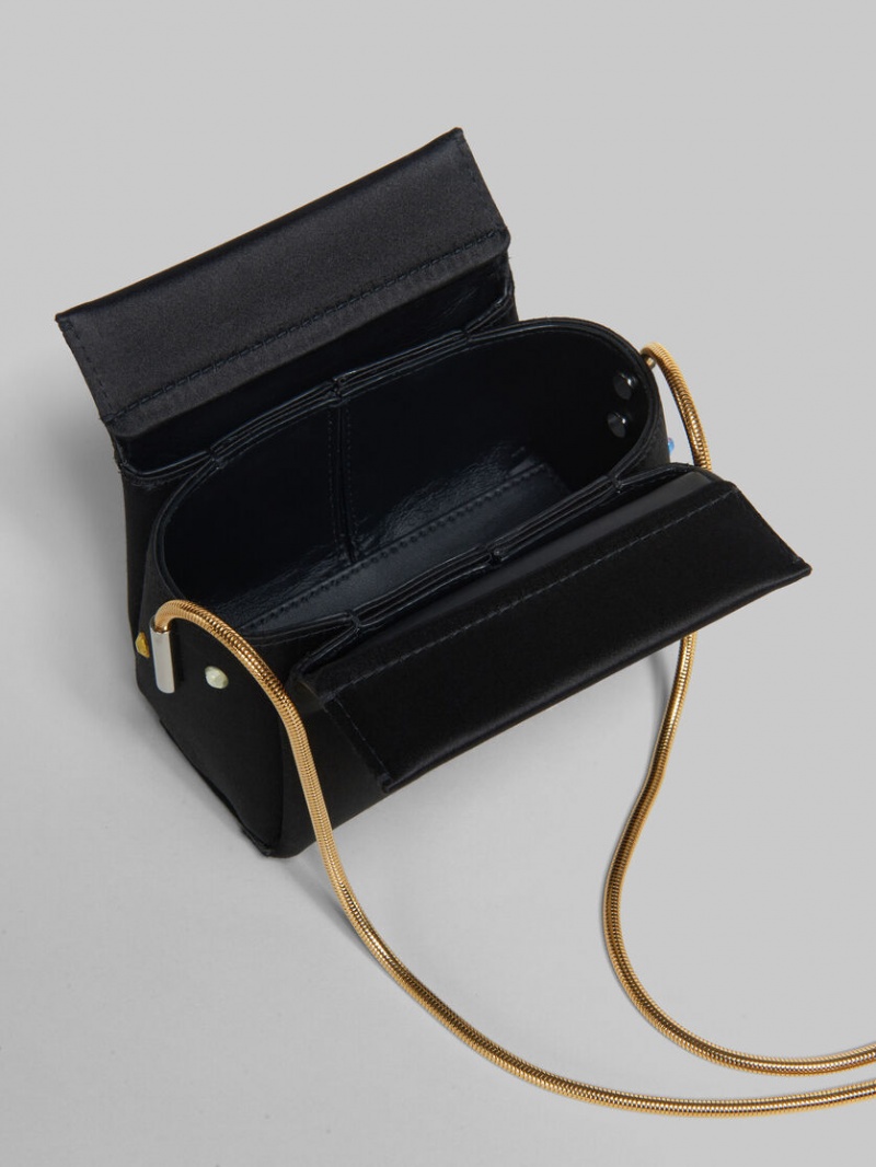 Marni Toggle Mini Bag Satin Negros | MXCVG68088