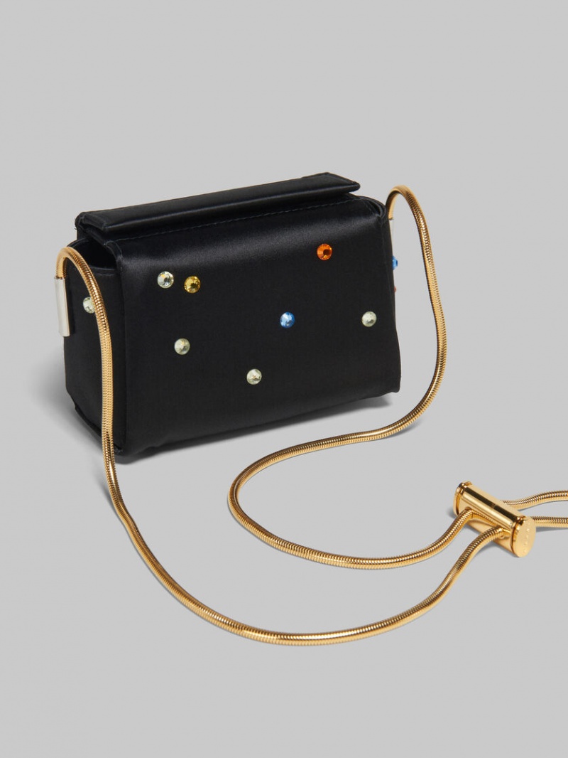 Marni Toggle Mini Bag Satin Negros | MXCVG68088