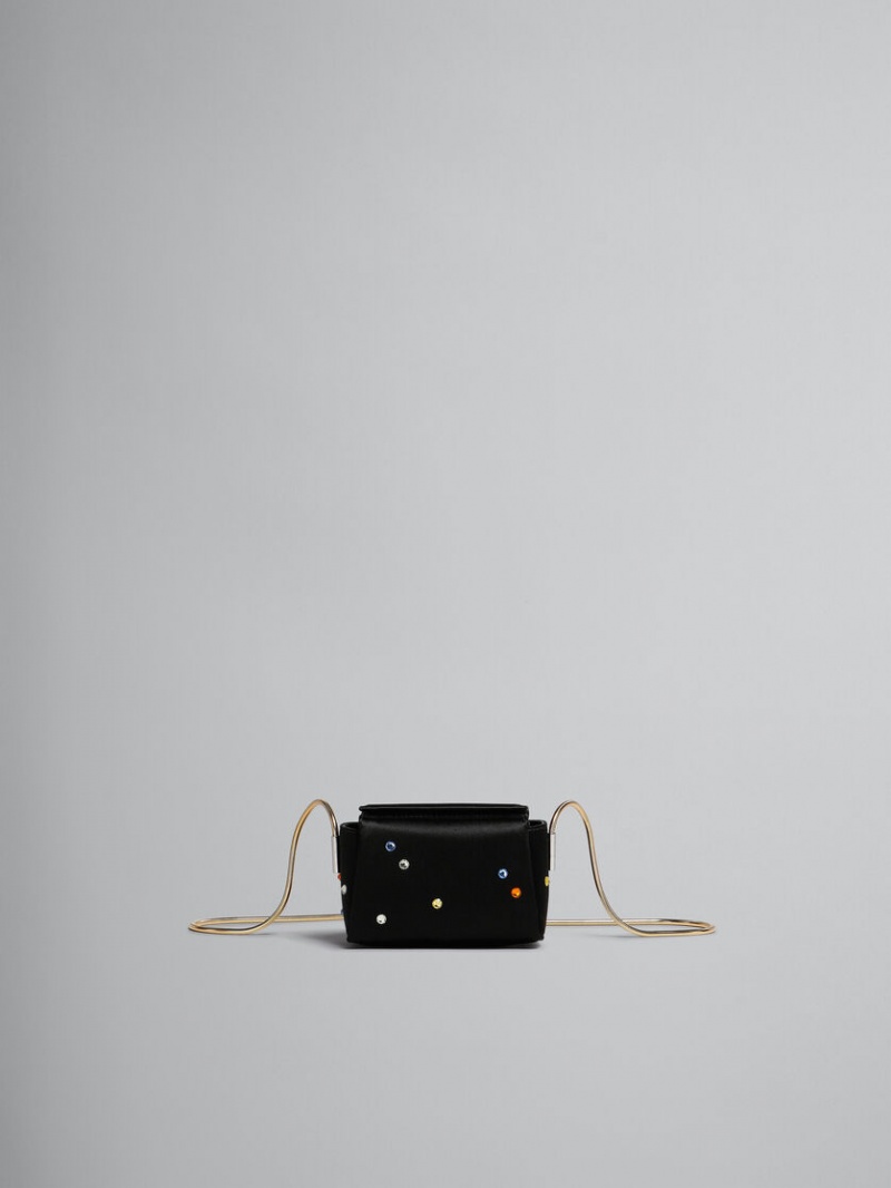 Marni Toggle Mini Bag Satin Negros | MXCVG68088