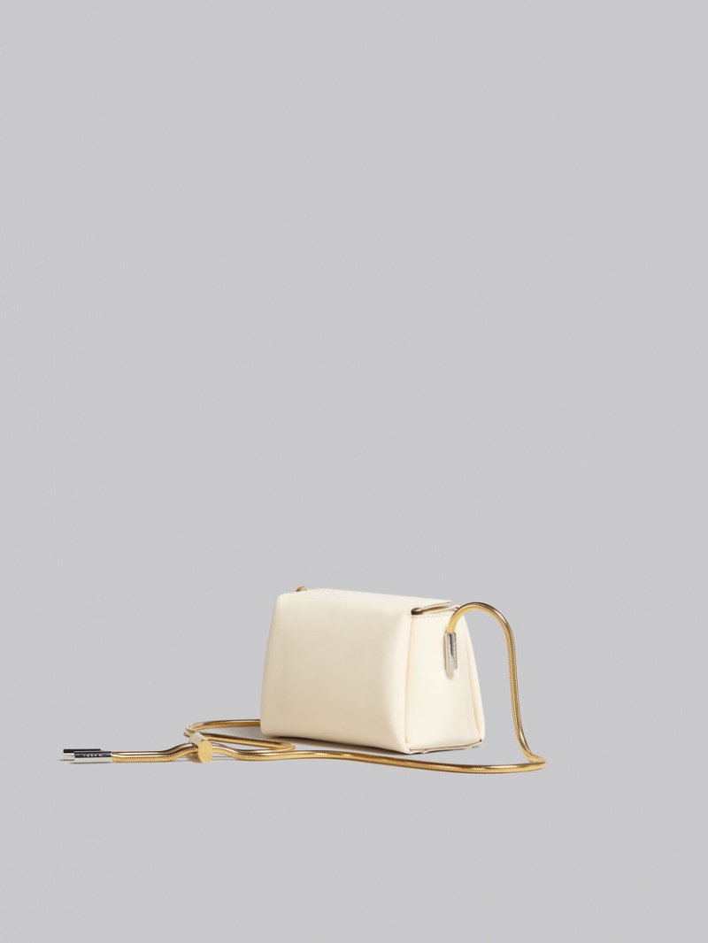 Marni Toggle Small Bag Cuero Blancos | GMXEC23193