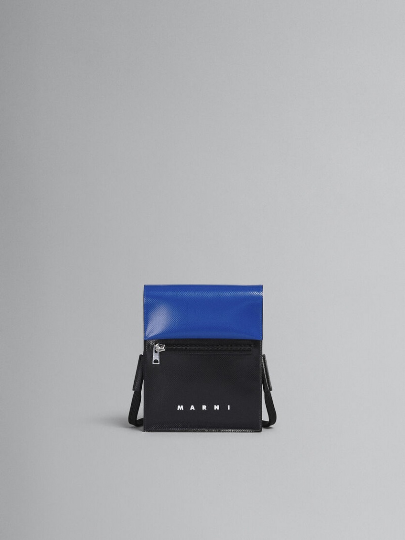 Marni Tribeca Shoulder Bag Azules Negros | GMXEC89912