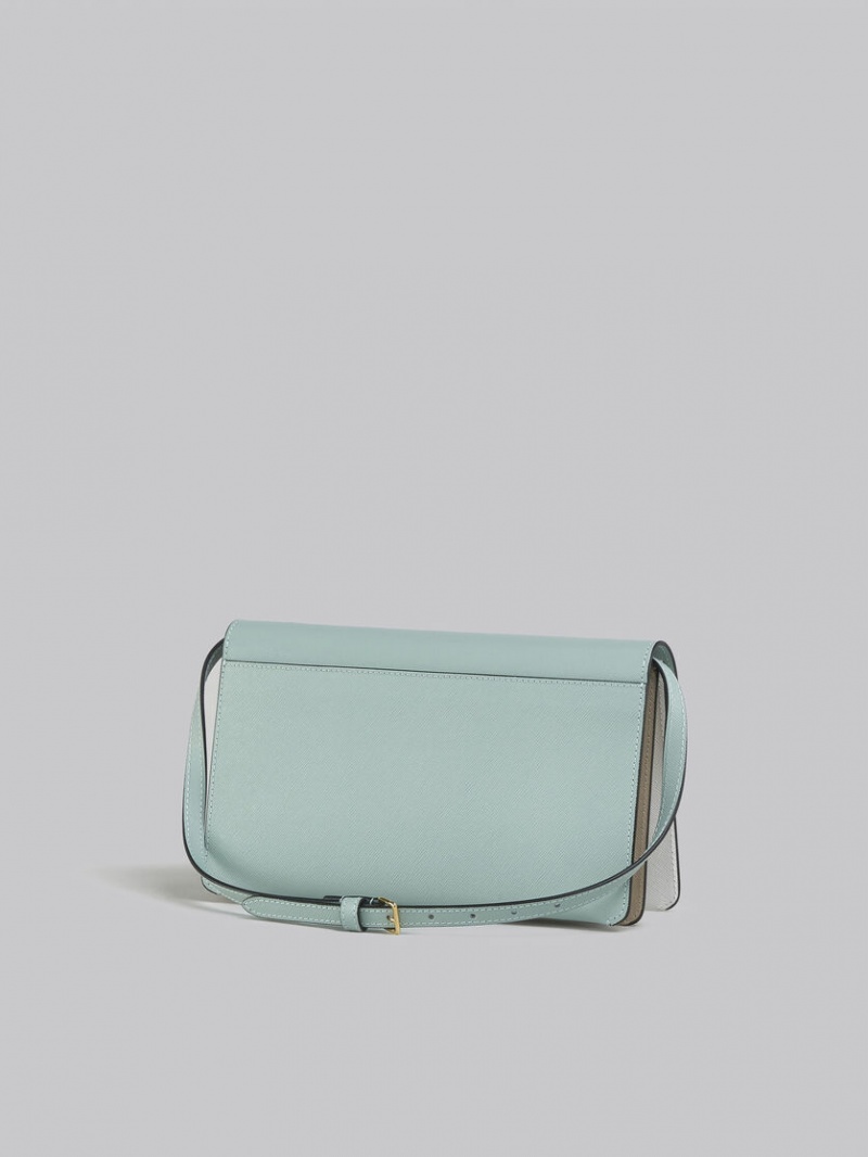 Marni Trunk Clutch Cuero Verdes Claro Blancos Marrom | BMXSD85254