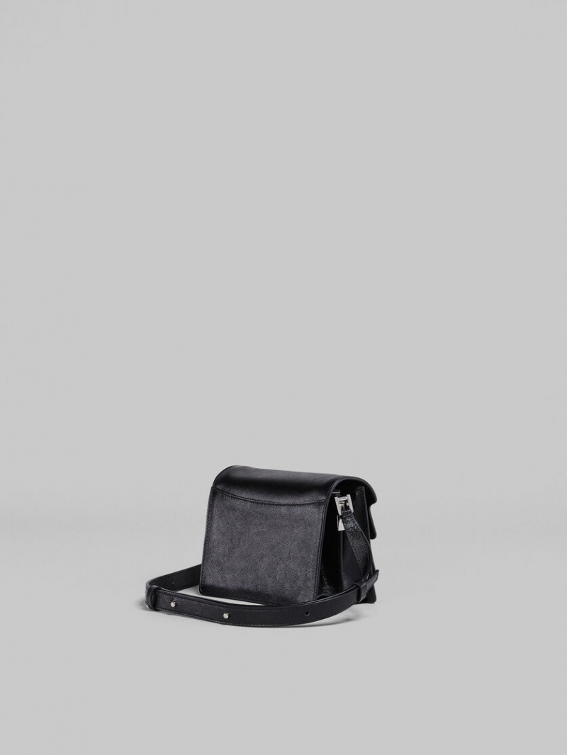 Marni Trunk Soft Mini Bag Cuero Negros | BMXSD58325