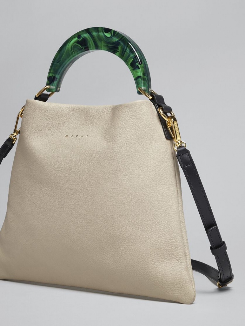 Marni Venice Small Bag Cuero Beige | BMXSD47449